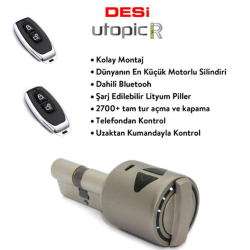 Desi Utopic R UBRC 100 Bluetooth Kablosuz ve 2 Adet 2 Butolu Uzaktan Kumandalı Akıllı Kilit
