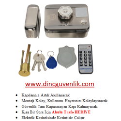 CMR 1000 AKILLI KİLİT KAPI OTOMATİGİ RFİD KONTROLLÜ Trafo ve AKÜLÜ 