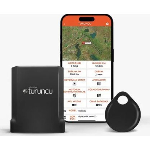 TURUNCU Go Kablosuz Motosiklet Takip Cihazı (12 Aylık)