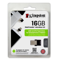 16GB KINGSTON microUSB,USB 3.1 DataTraveler microDuo 3C DTDUO3/16GB Taşınabilir Bellek