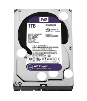 WD 3,5" 1tb 5400rpm Purple WD10PURZ 64mb Sata III (6.0Gb/s) 7/24 Güvenlik Diski 