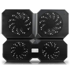 deepCOOL MultiCore X6 13" ~ 17" ABS Plastik Metal Siyah Notebook Soğutucu 4fanlı